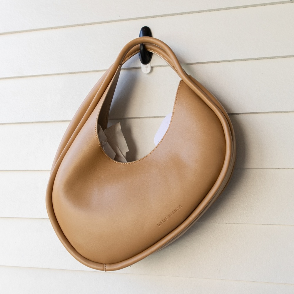 MELIE BIANCO Nikki Tan Recycled Vegan Shoulder Bag